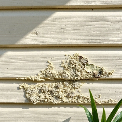 Mildew on vinyl siding