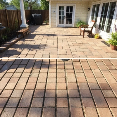 Paver cleaning process
